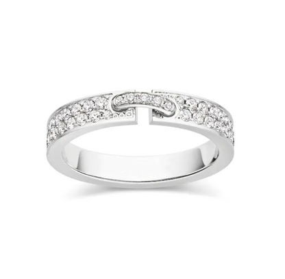 [Valéa jewellery]ALLIANCE LIENS VIDENCE PAVED DIAMOND 4MM RING