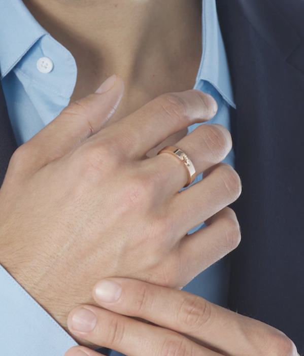 [Valéa jewellery]ALLIANCE LIENS VIDENCE DIAMOND 4MM RING